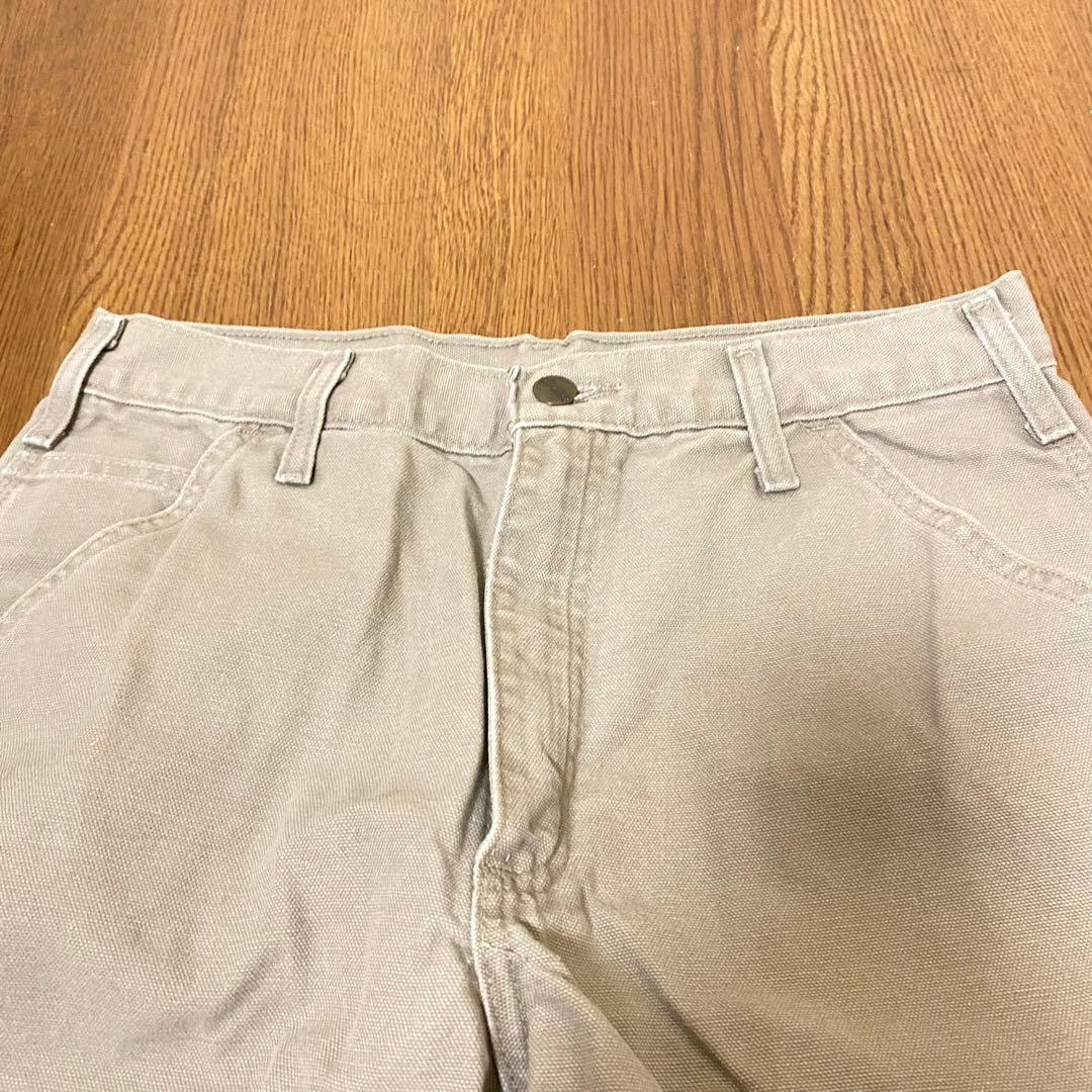 Carhartt ベージュ グレージュ　ワークパンツ　ペインターパンツ
