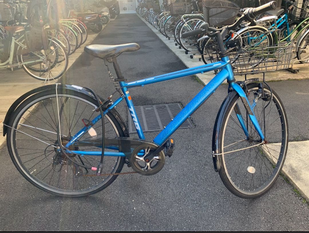 シバクロ様用　自転車　オフィスプレス　28インチ　ブルー