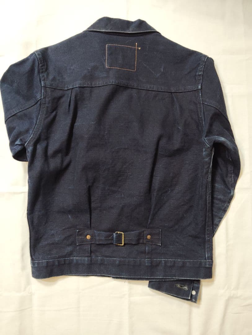美品／バーガスプラス デニムジャケット 1stタイプ Lot 71928 W36