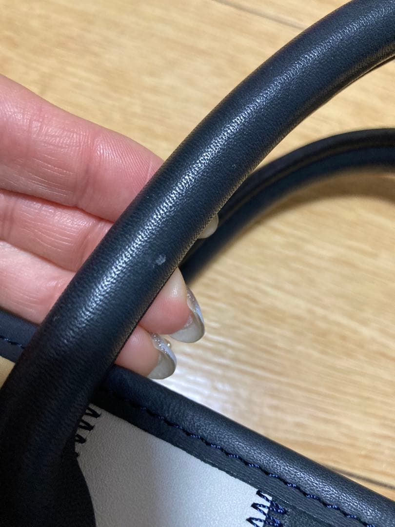TRION パッチワークレザートートバッグ