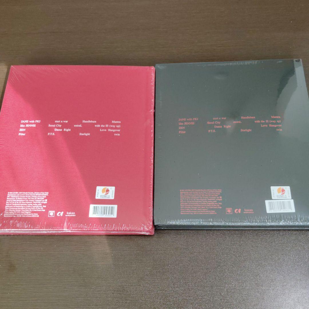 JENNIE Rubyアルバム2枚セット販売　新品未開封品