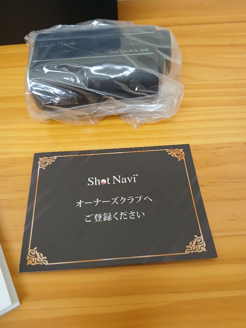Shot Navi ショットナビ　距離計　ACCURA-GR Black