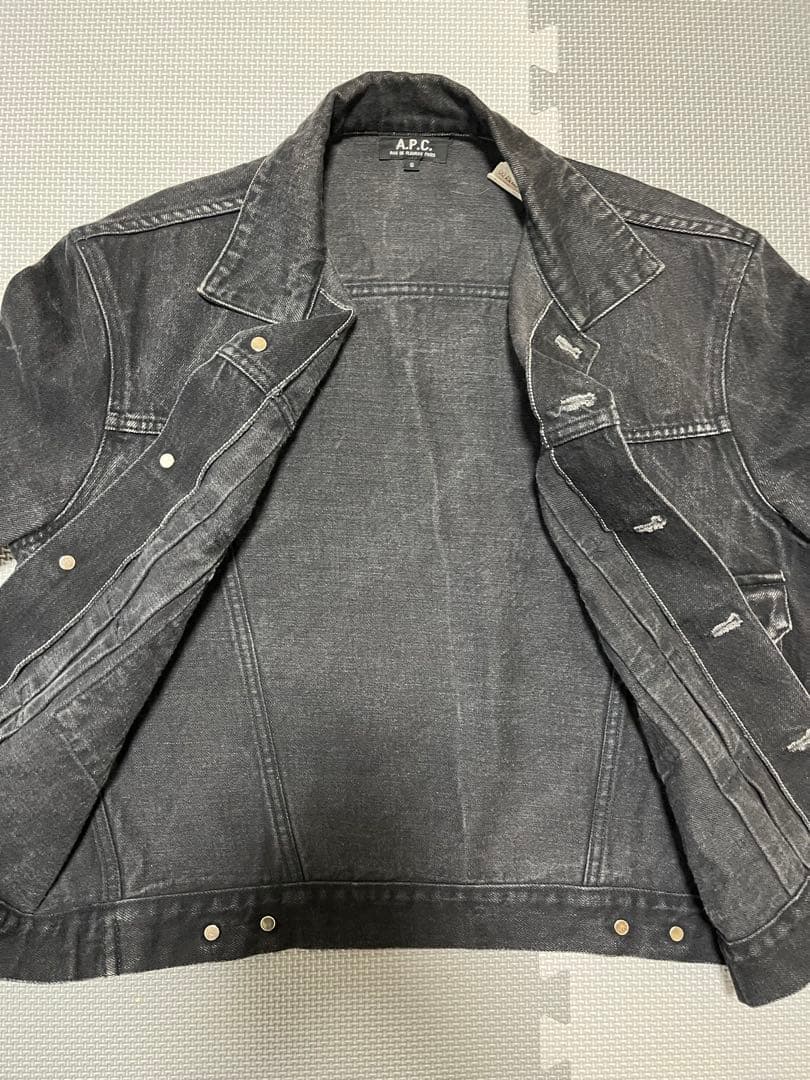 A.P.C. ダークグレー デニムジャケット S