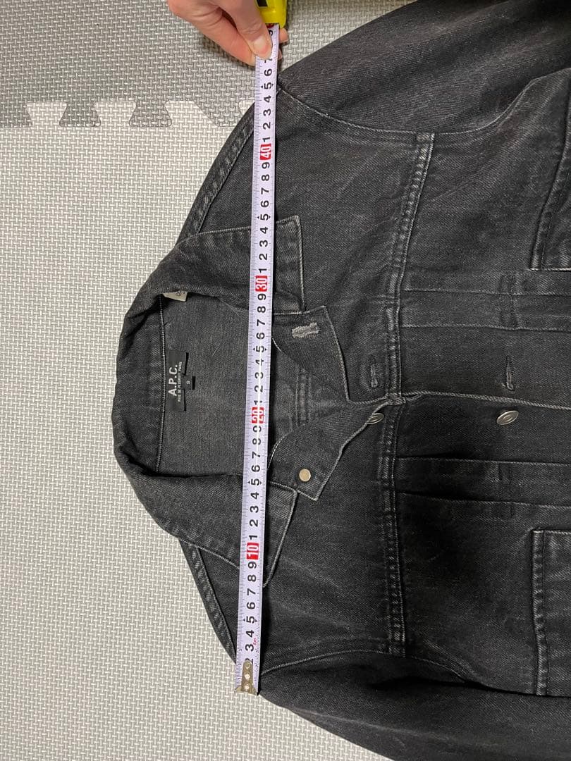 A.P.C. ダークグレー デニムジャケット S
