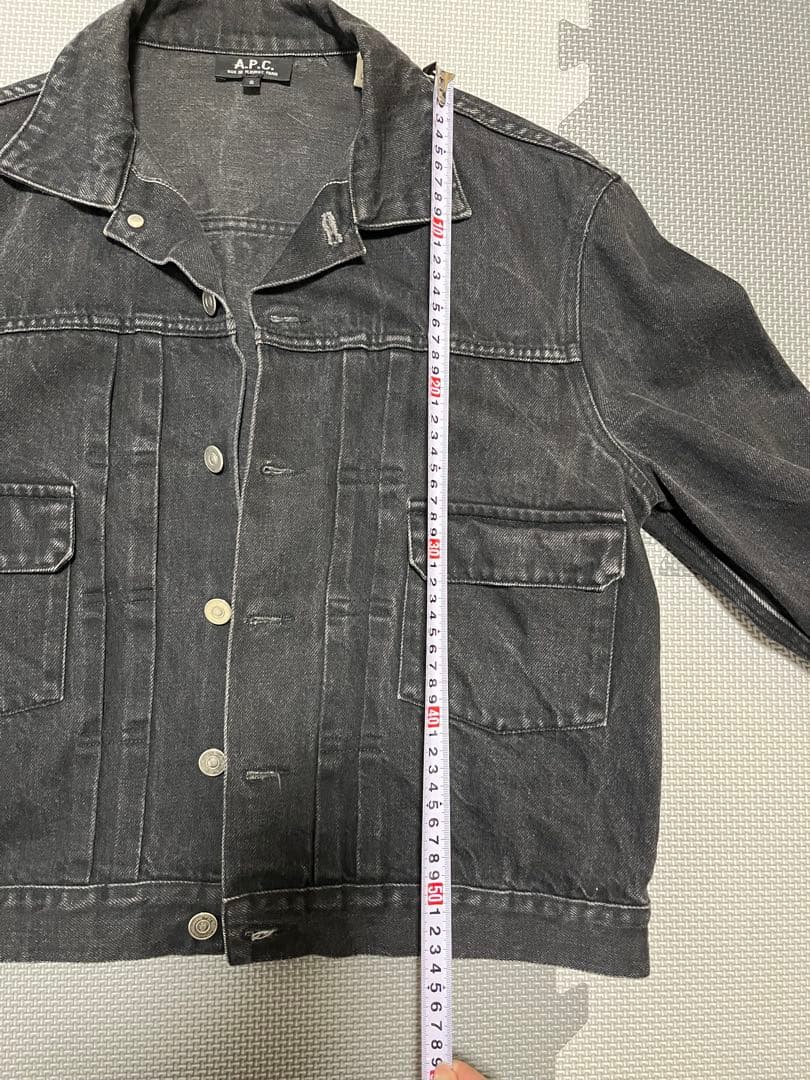 A.P.C. ダークグレー デニムジャケット S