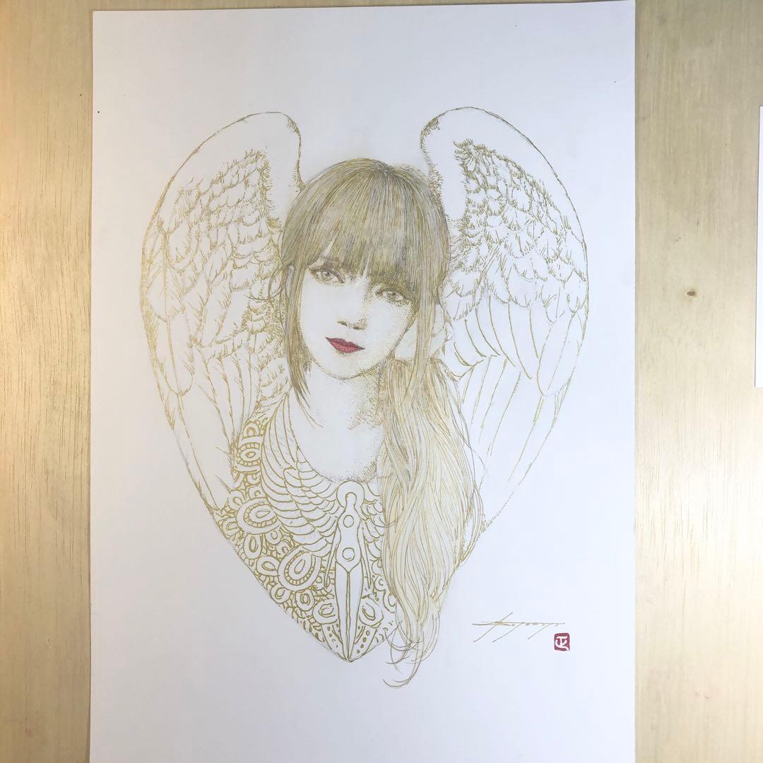 マリアの心臓 Maria's Heart 【肉筆絵画】