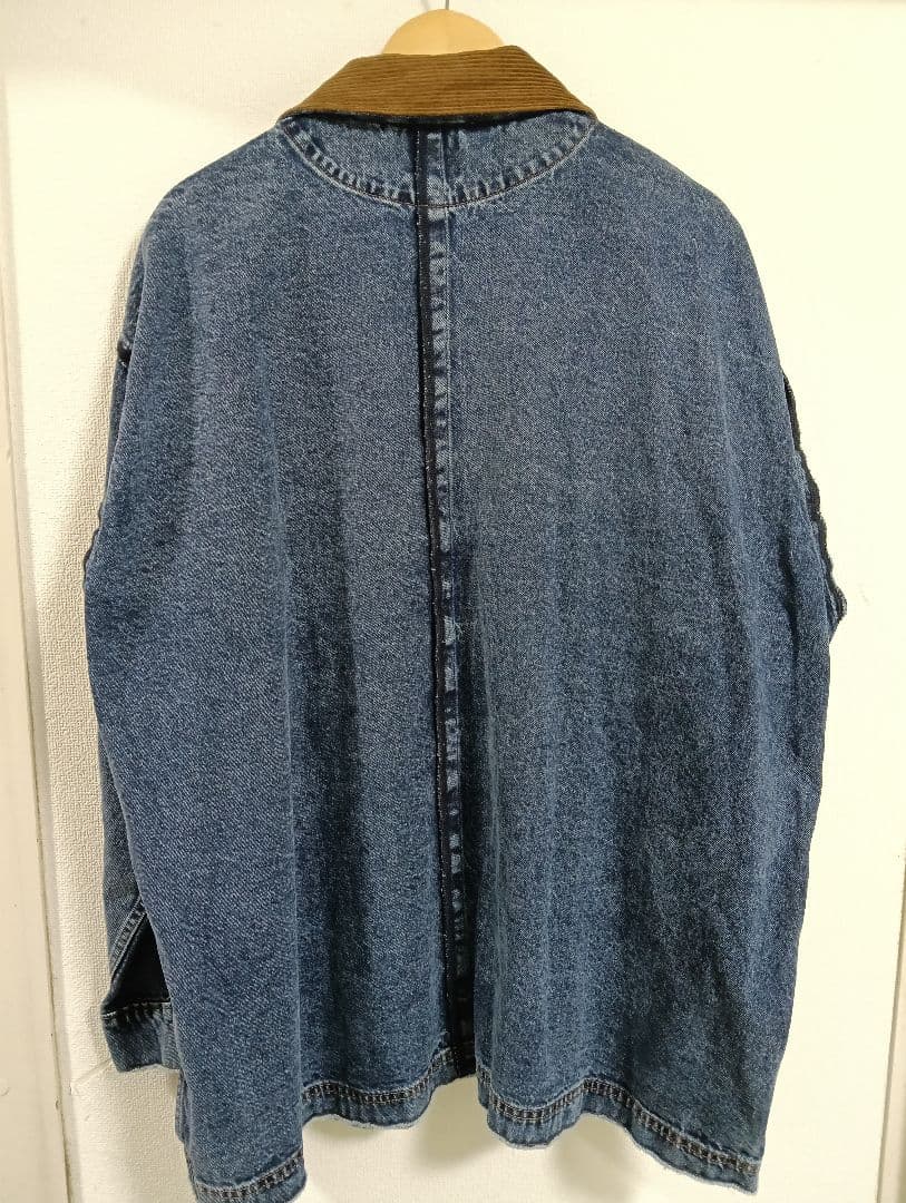 入手困難 GU UNDERCOVER デニムカバーオールジャケット 3XL ブル