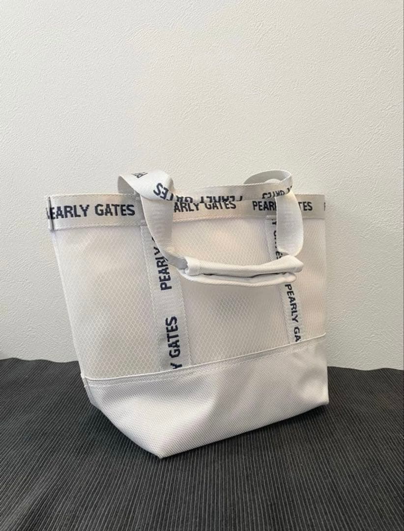 PEARLY GATES カートバック　バッグ　パーリーゲイツ　ホワイト