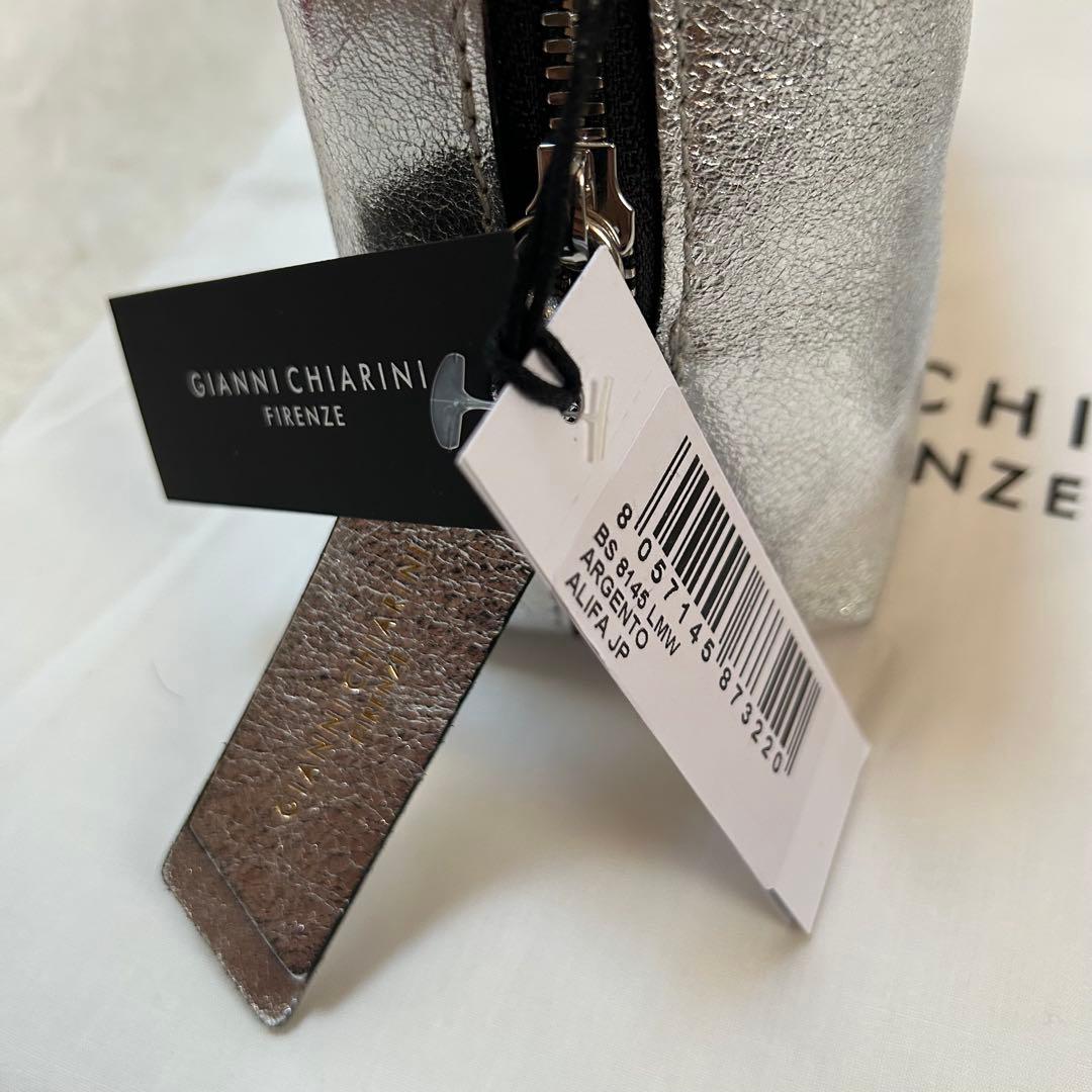 GIANNI CHIARINI ショルダーバッグ ALIFA S シルバー