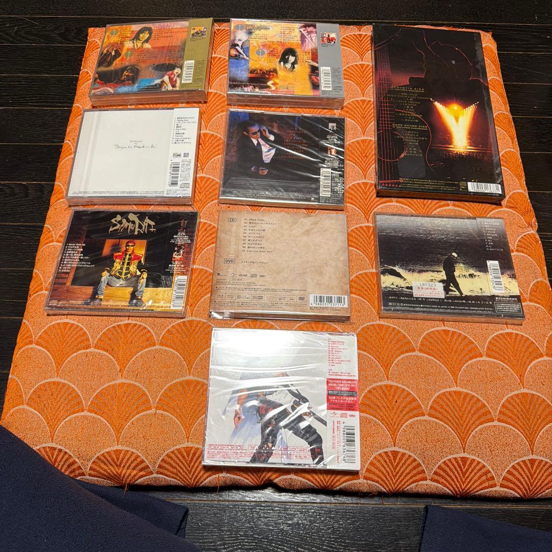 新品未使用　未開封品　長渕剛　CD 9点セット　当時品