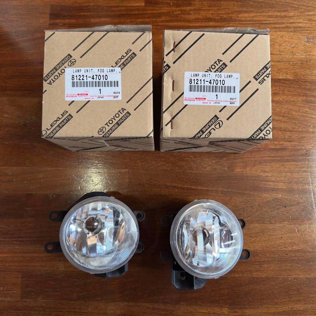 トヨタ純正 フォグランプレンズとfclバイカラーledバルブセット