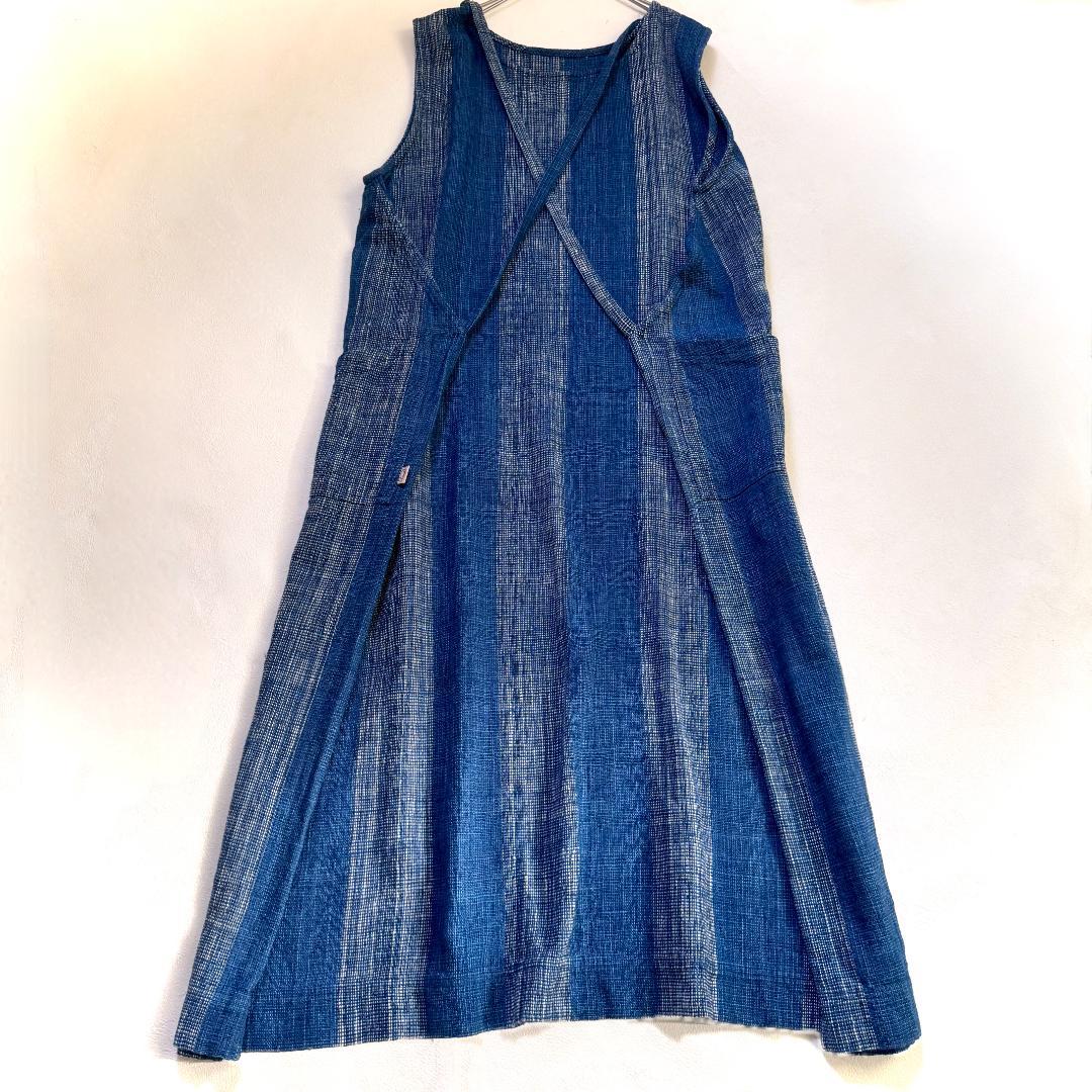 うさとの服 Usaat エプロンワンピース　ハンドメイド 天然素材