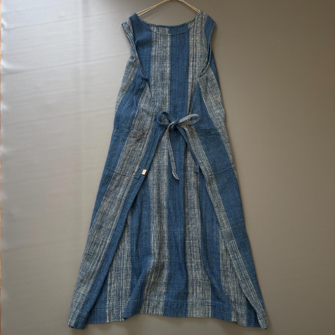 うさとの服 Usaat エプロンワンピース　ハンドメイド 天然素材