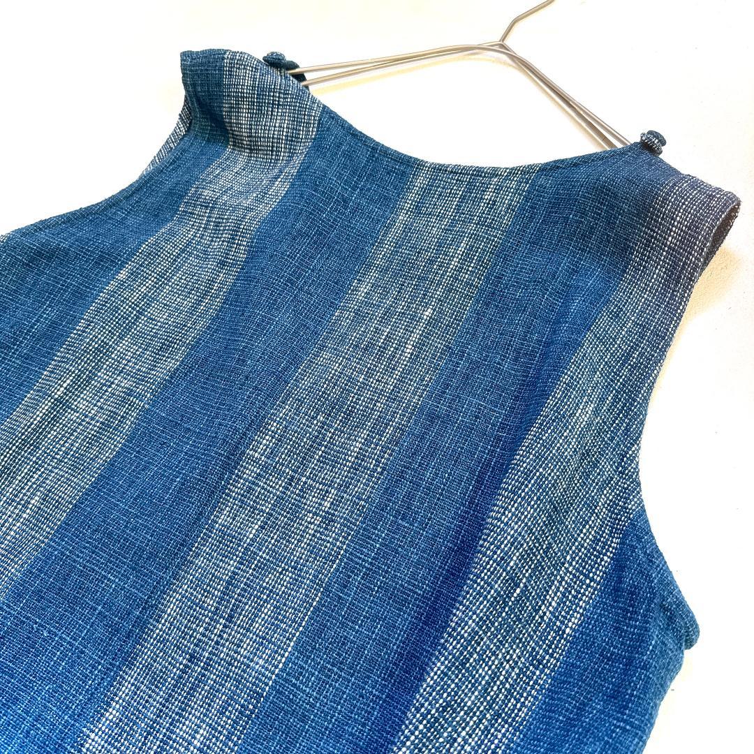 うさとの服 Usaat エプロンワンピース　ハンドメイド 天然素材