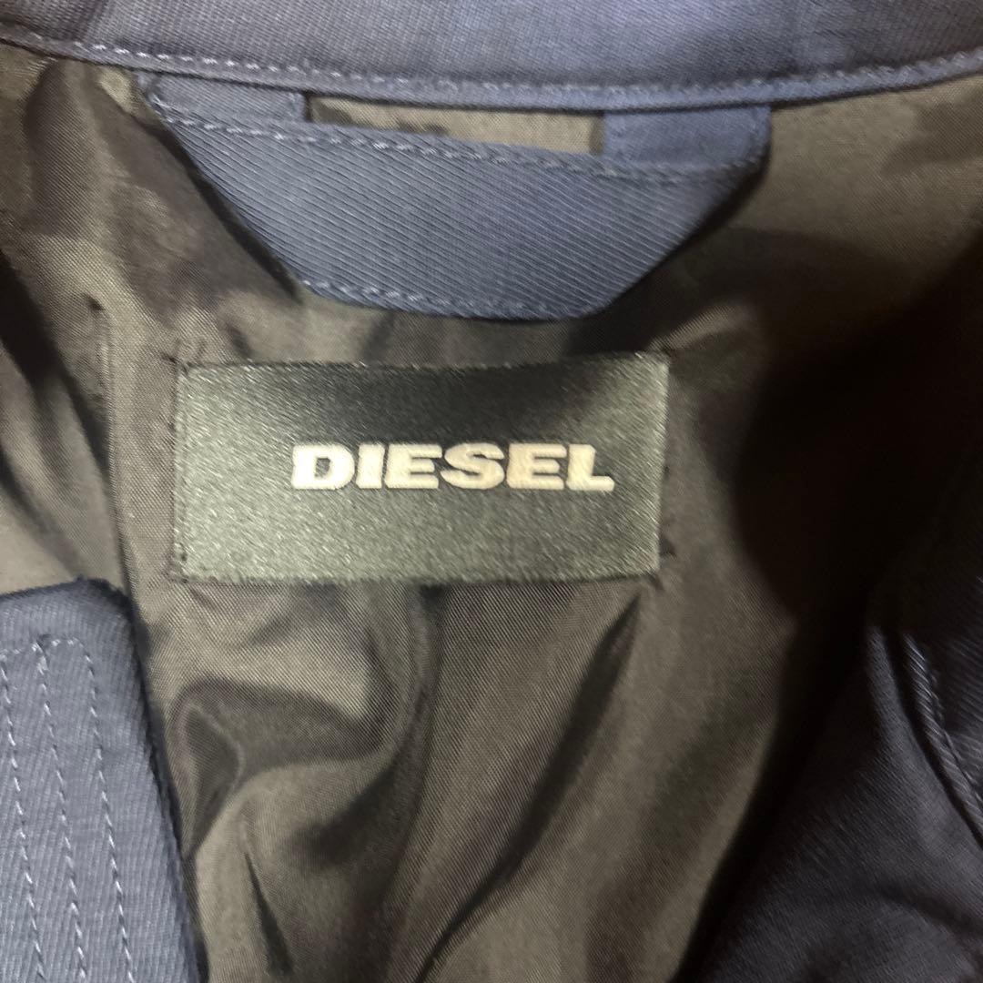 DIESELディーゼル　シングルライダースジャケット　Sネイビー　値下げ可能
