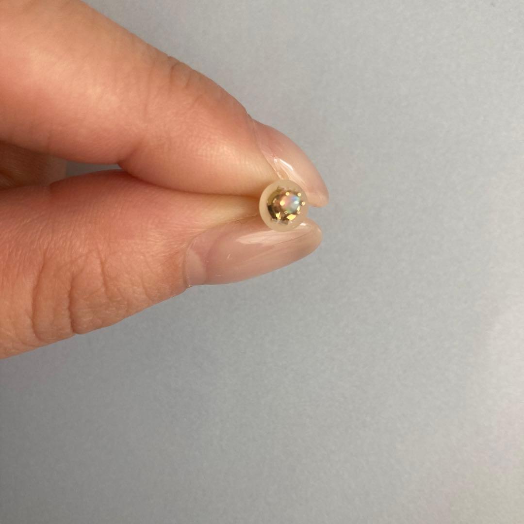 e.m. リトルエンブレム ピアス　18k