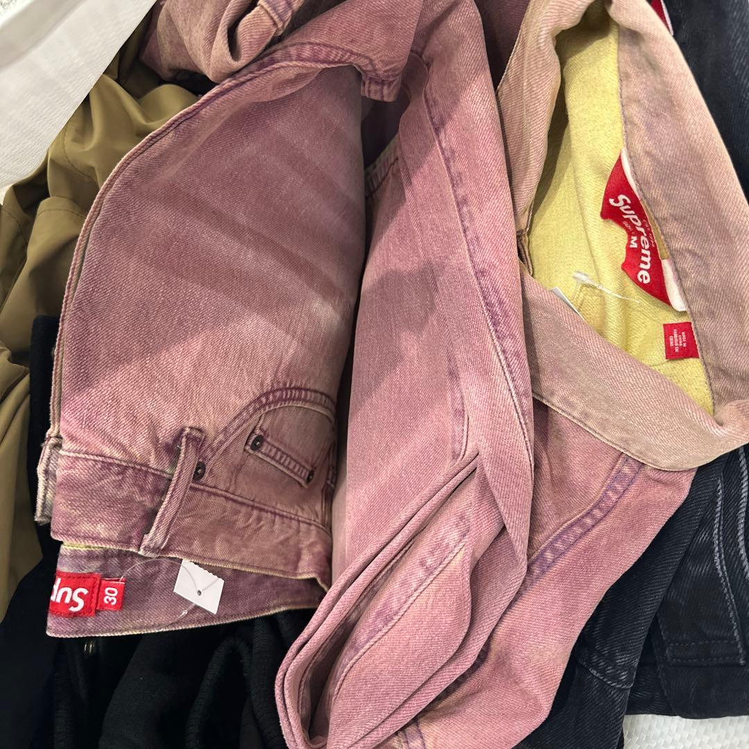 ジャケット・アウター Supreme Denim Trucker Jacket Overdyed M