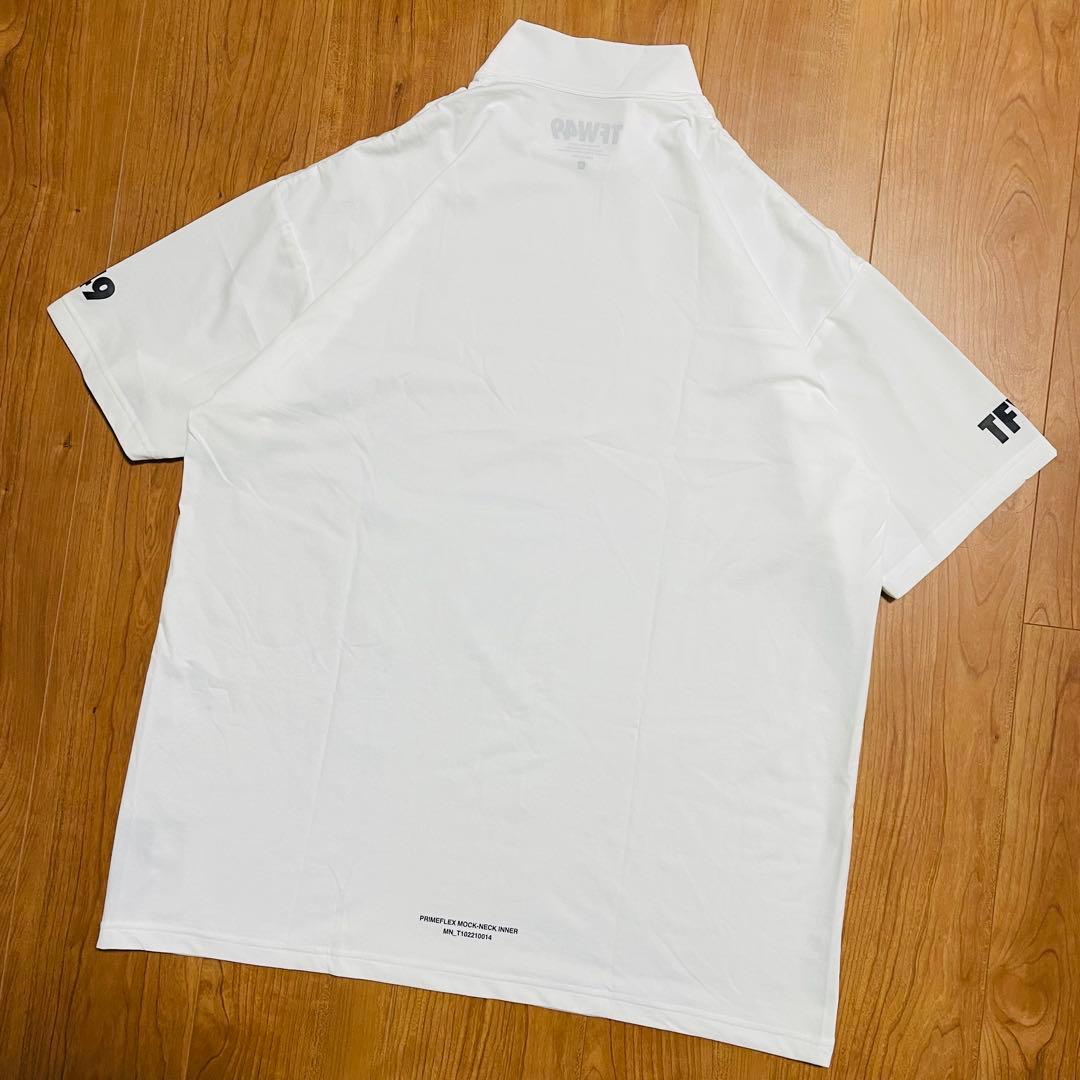 TFW49 モックネックTシャツ ホワイト　XL ゴルフ