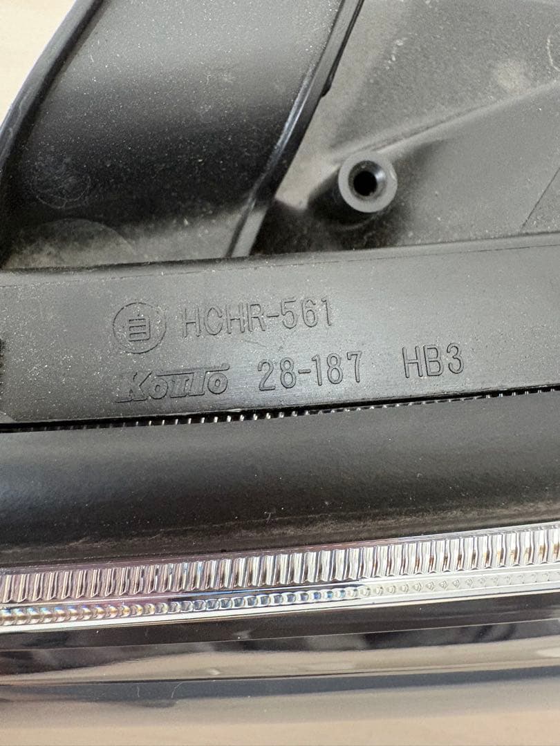 50エスティマ　ヘッドライト　HID AFS付き