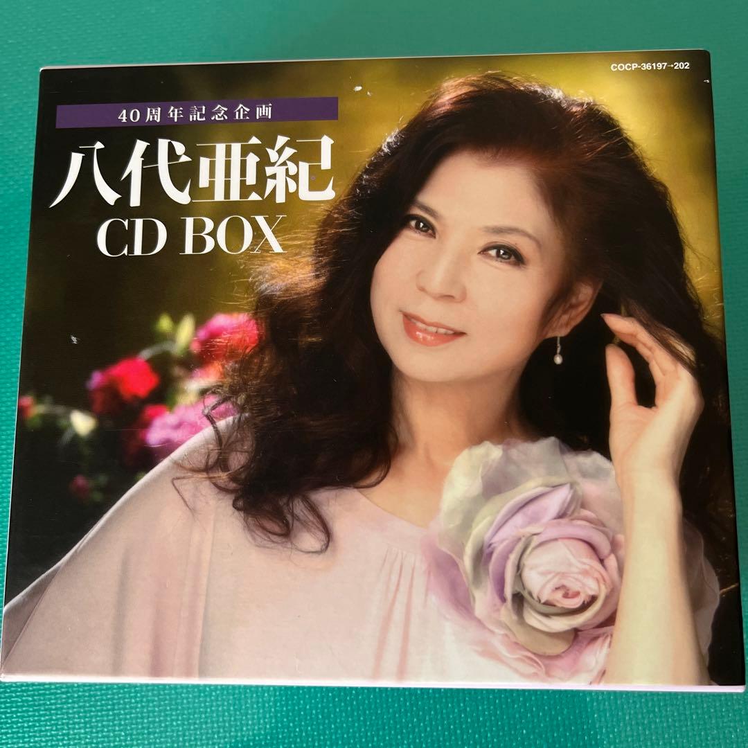 八代亜紀 40周年記念企画 CD BOX CD6枚・ブックレット付き