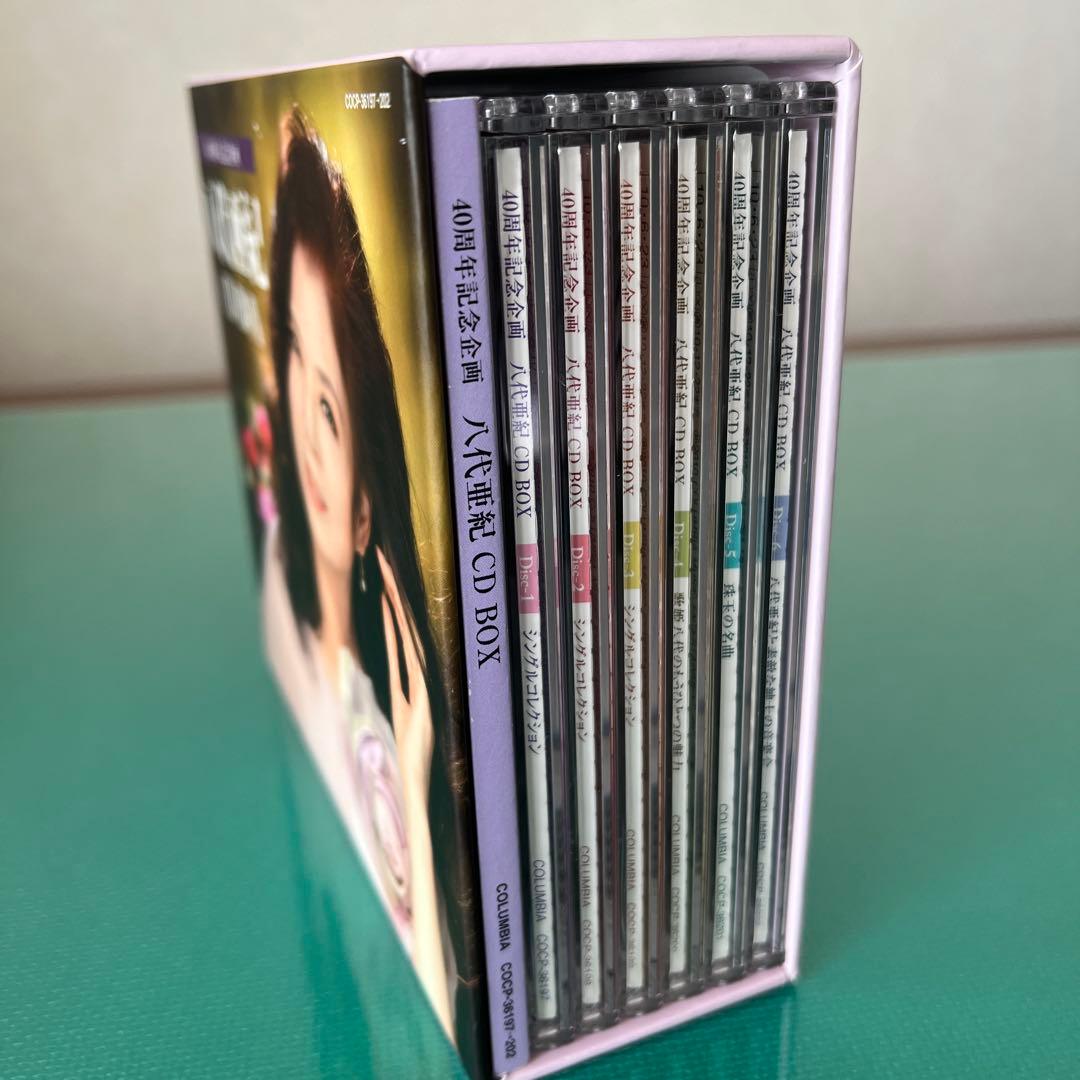 八代亜紀 40周年記念企画 CD BOX CD6枚・ブックレット付き