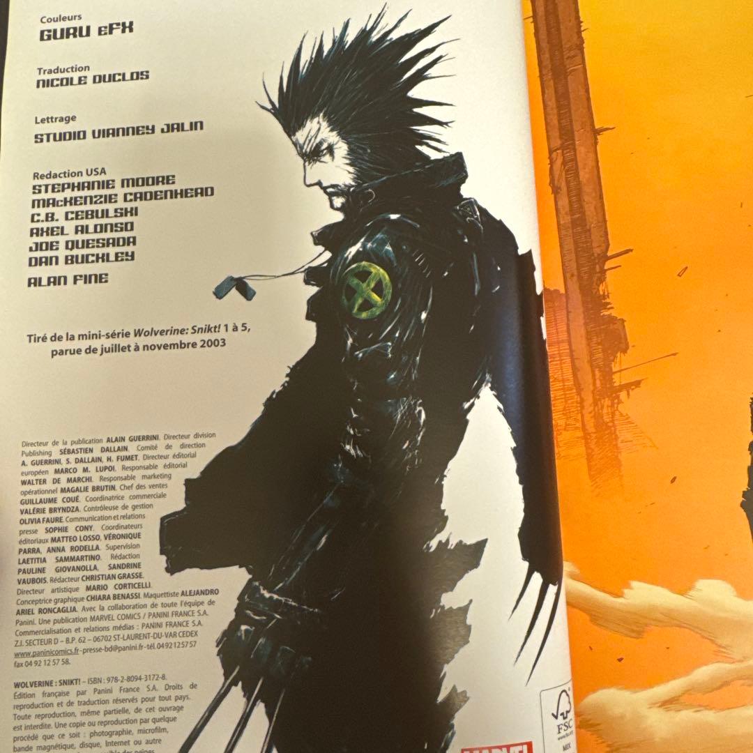 弐瓶勉 SNIKT! WOLVERRINE X-MEN TSUTOMUNIHEI