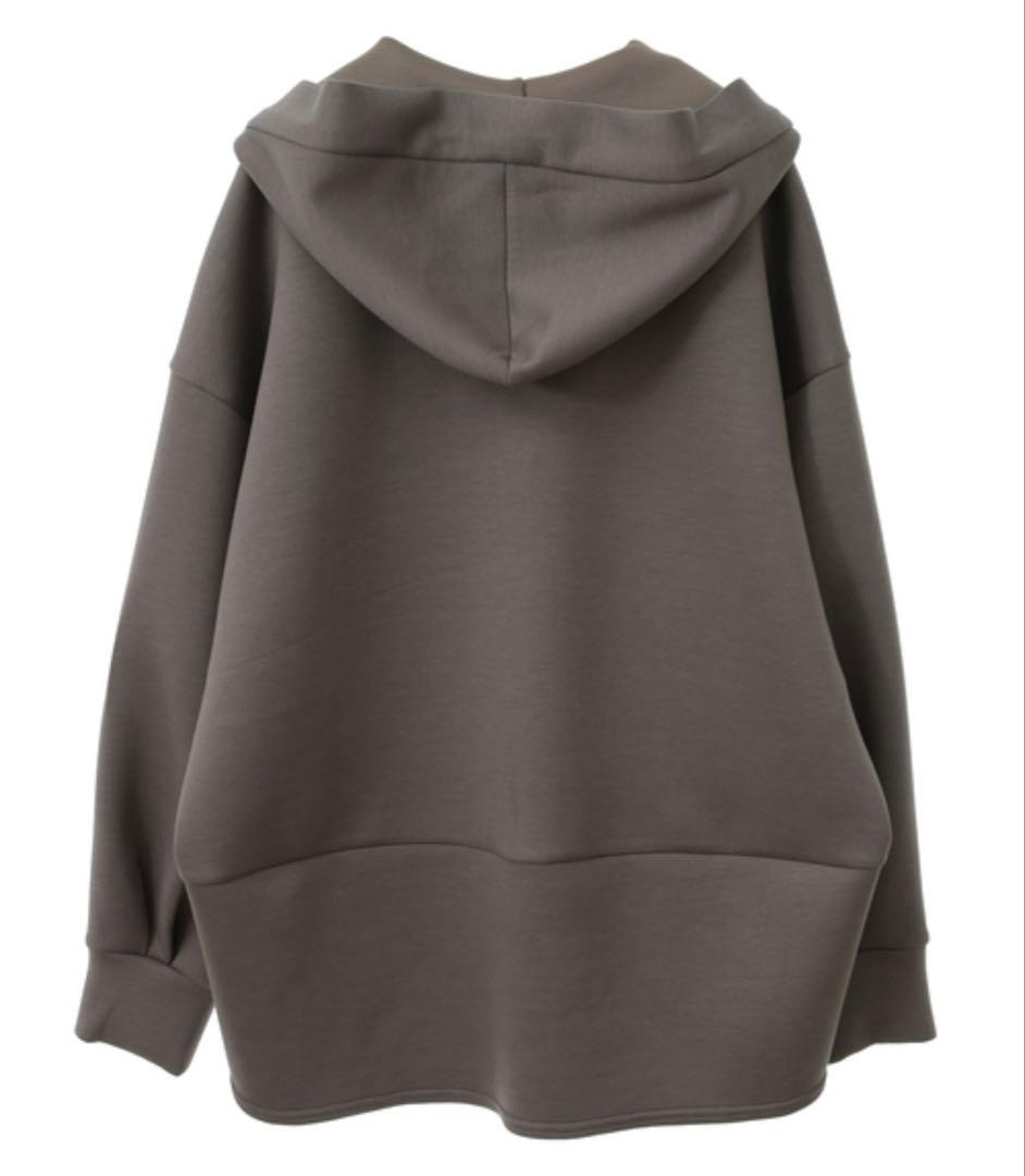 【極美品】Liesse ダンボールスキッパー　フードトップス　ブラック