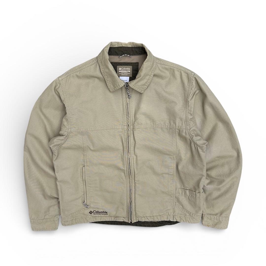 Columbia コロンビア ワークジャケット M コットン 身幅 春服
