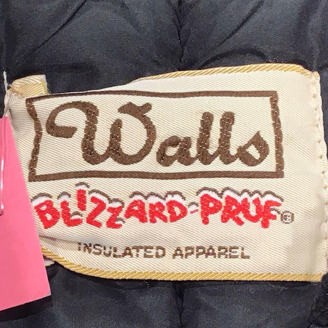 【送料無料】USA古着 Wallsキルティング ブラック ダウンベスト USA製