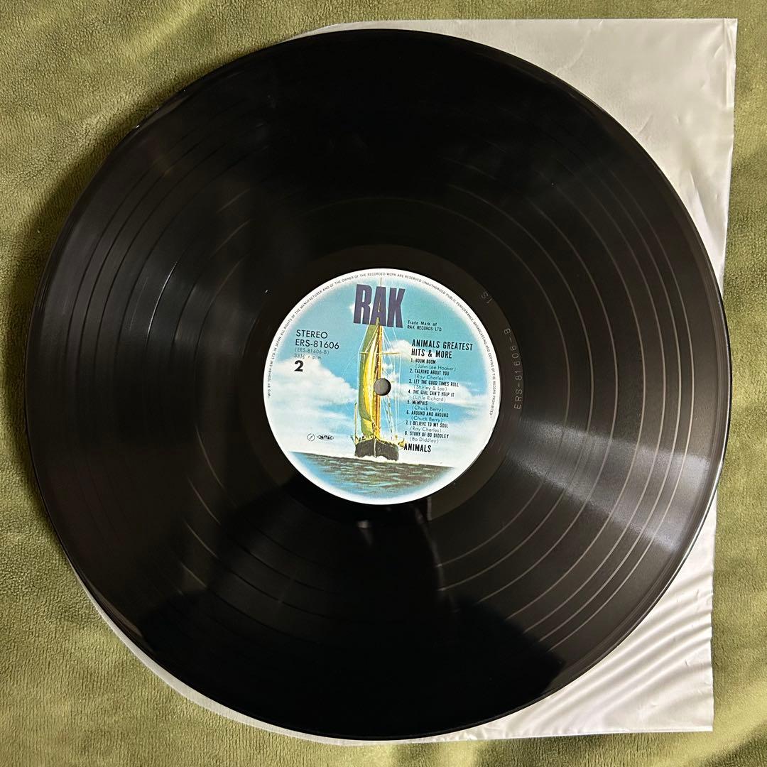 ［名盤］アニマルズ ベスト盤LPレコード ポップス　60s ブルース　ロック