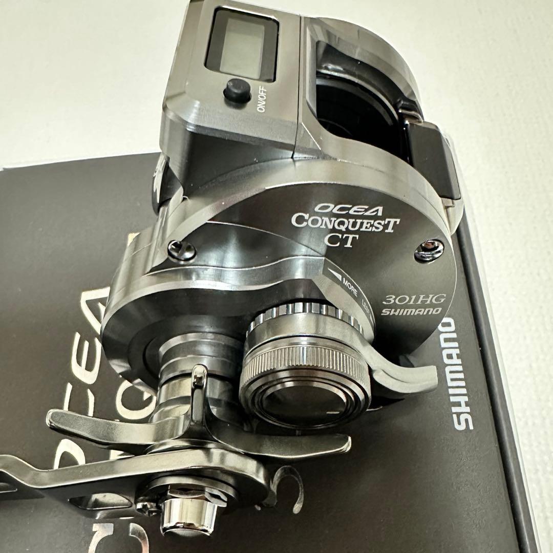 美品 シマノ 24 オシア コンクエストCT 301HG 左