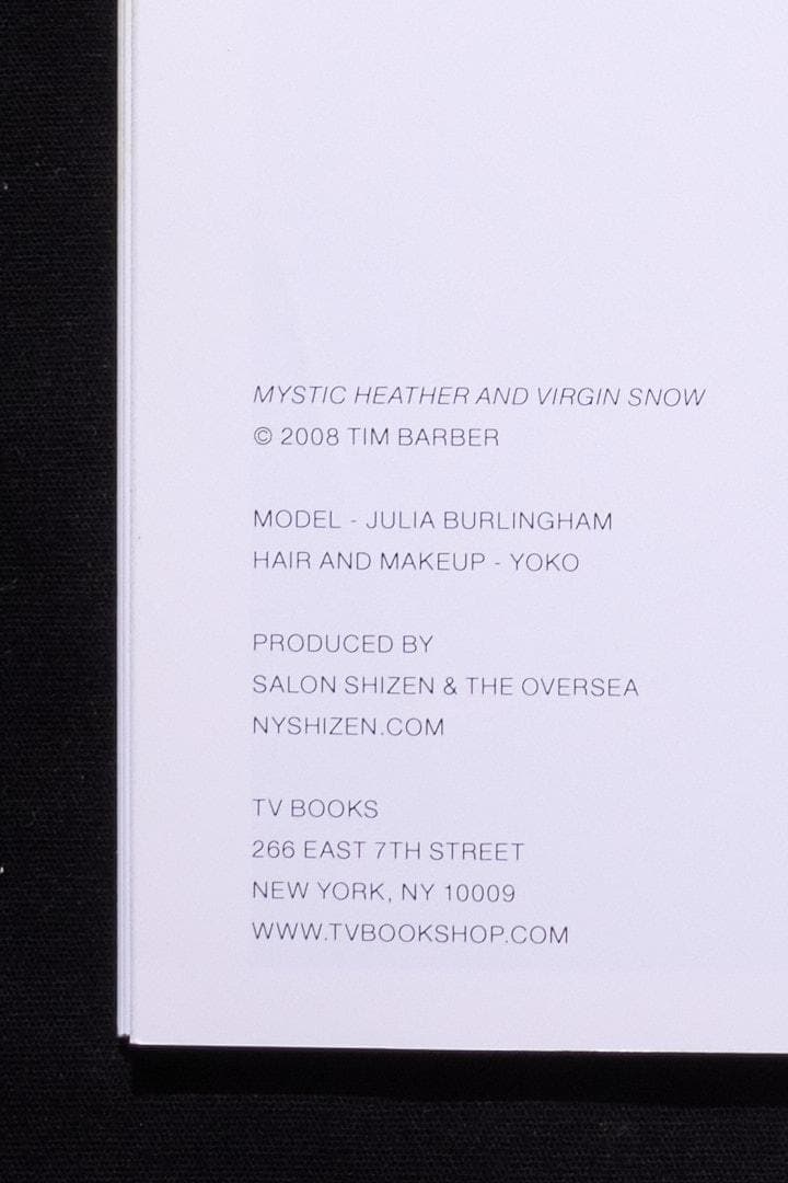 ティム・バーバー MYSTIC HEATHER AND VIRGIN 