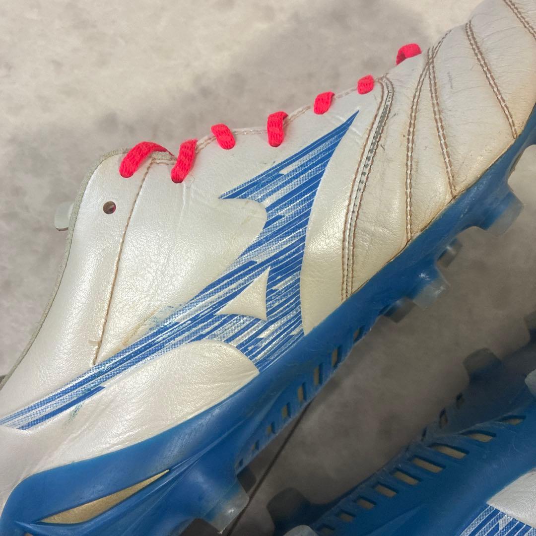 Mizuno サッカースパイク モナルシーダNEO3ELITE ホワイト/ブルー