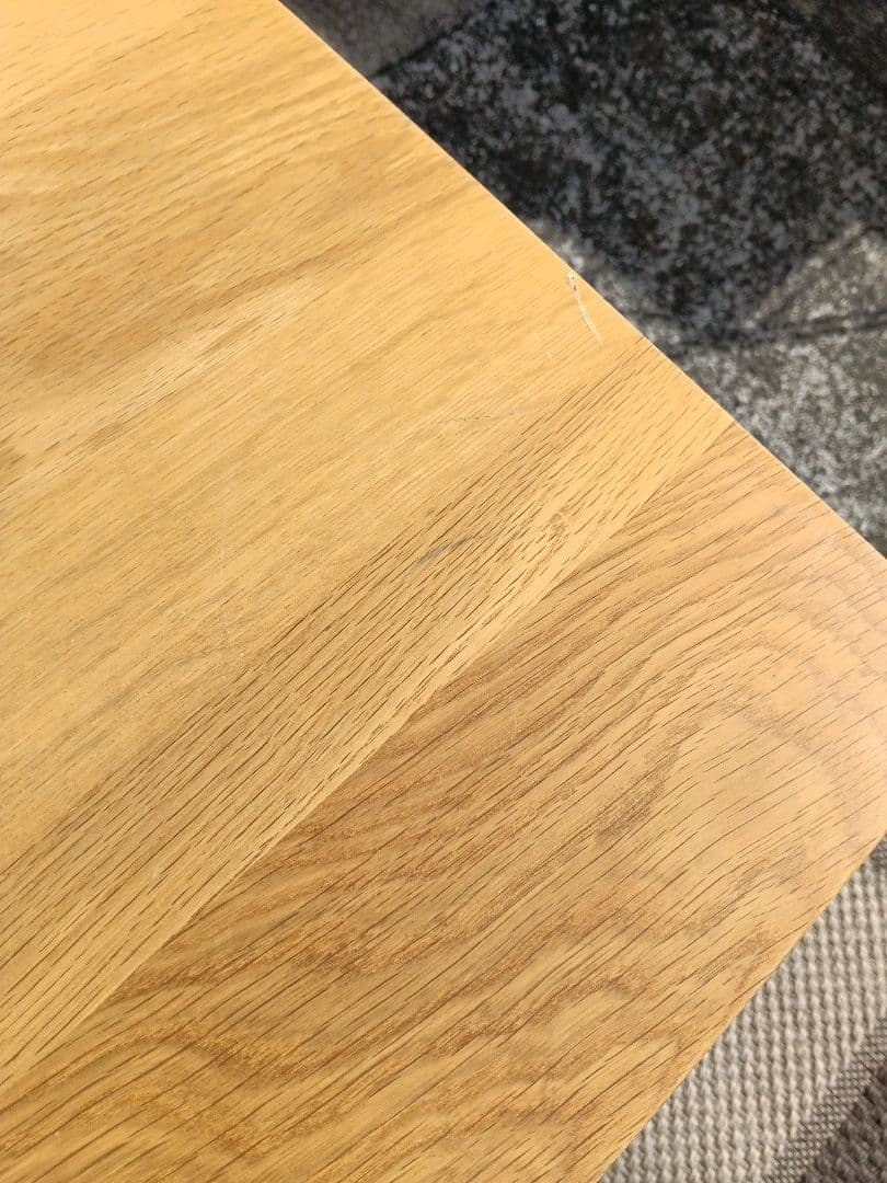 希少 美品 無印良品 MUJI 廃盤 ローテーブル 無垢 オーク材