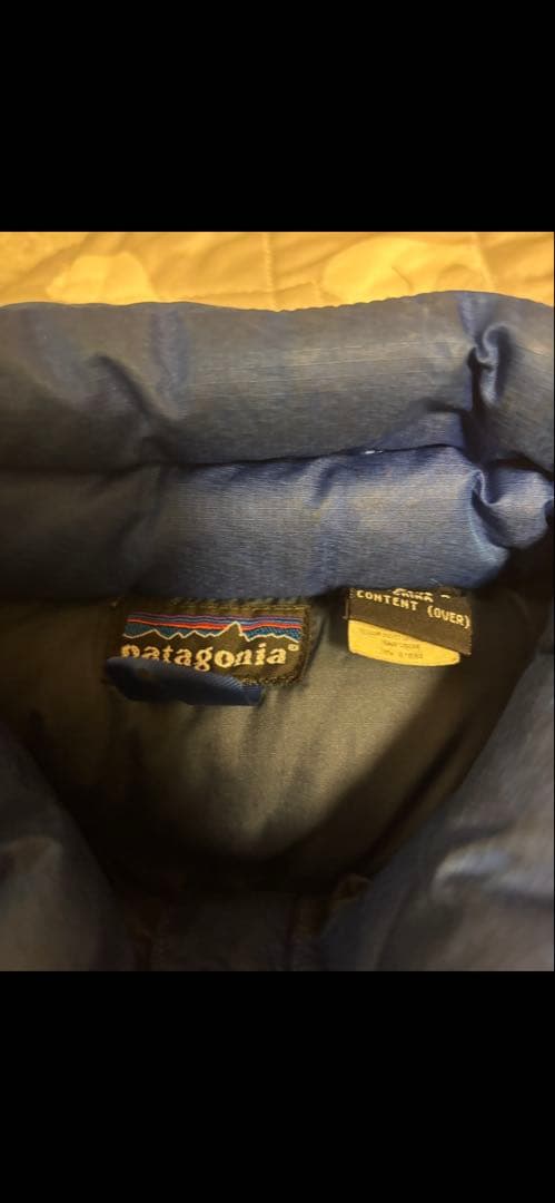 【肉厚】patagonia メンズ ダウンベスト S 青