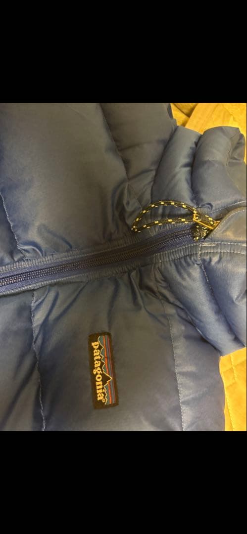 【肉厚】patagonia メンズ ダウンベスト S 青