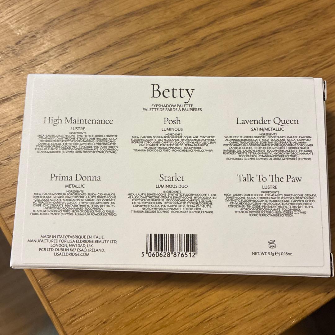 Lisa Eldridge Bettyアイシャドウパレット