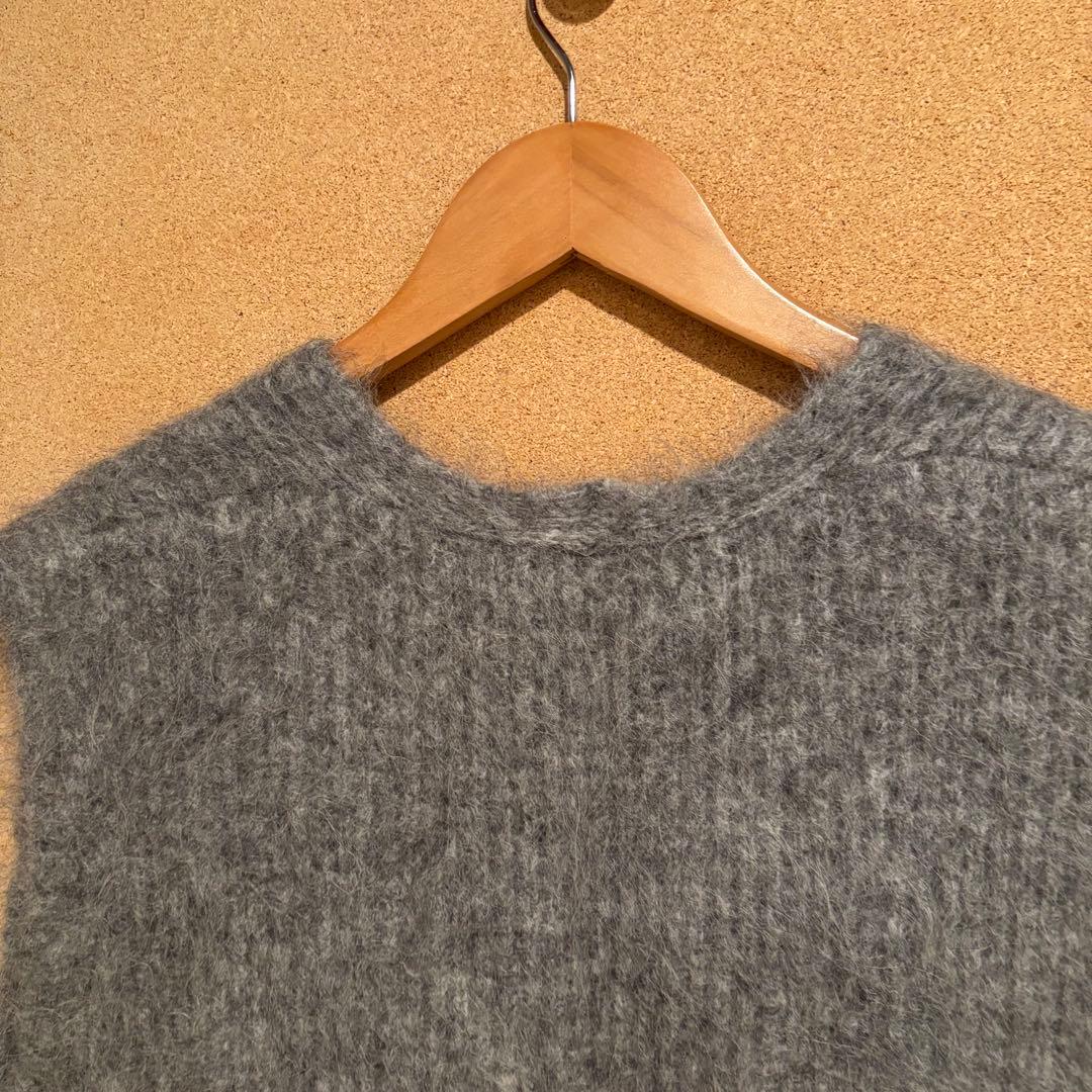 【美品】スピックアンドスパン　アルパカ混ニットベスト