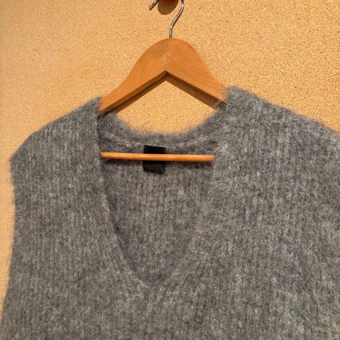 【美品】スピックアンドスパン　アルパカ混ニットベスト