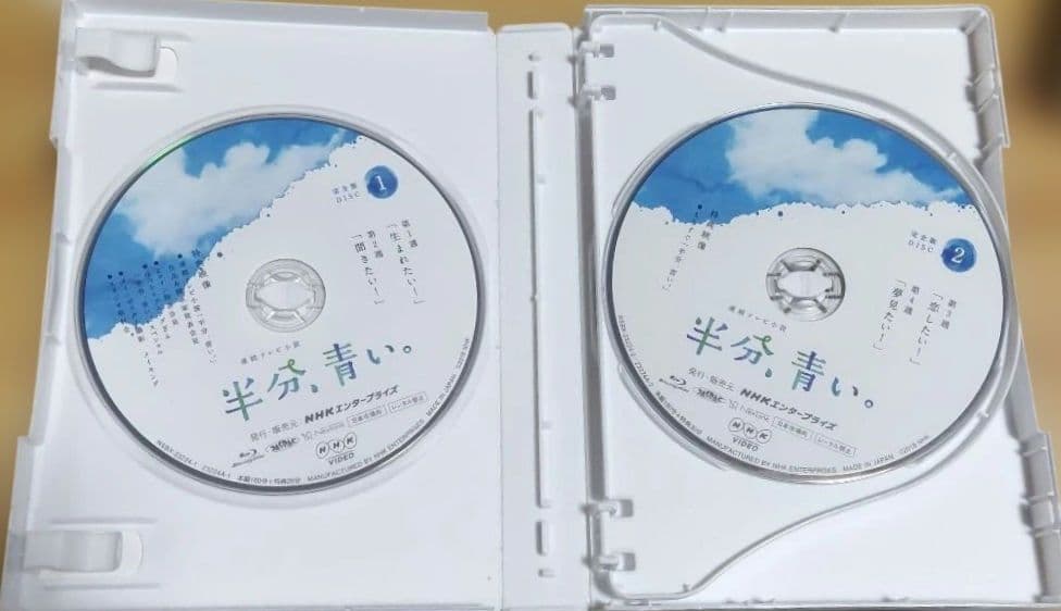 連続テレビ小説 半分,青い。完全版 ブルーレイBOX　※封入特典欠品