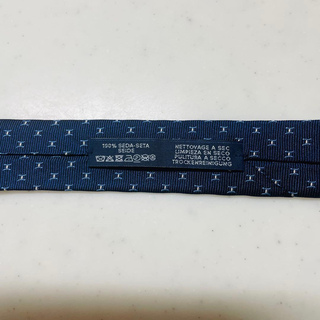 【HERMES】エルメス H柄 ネクタイ