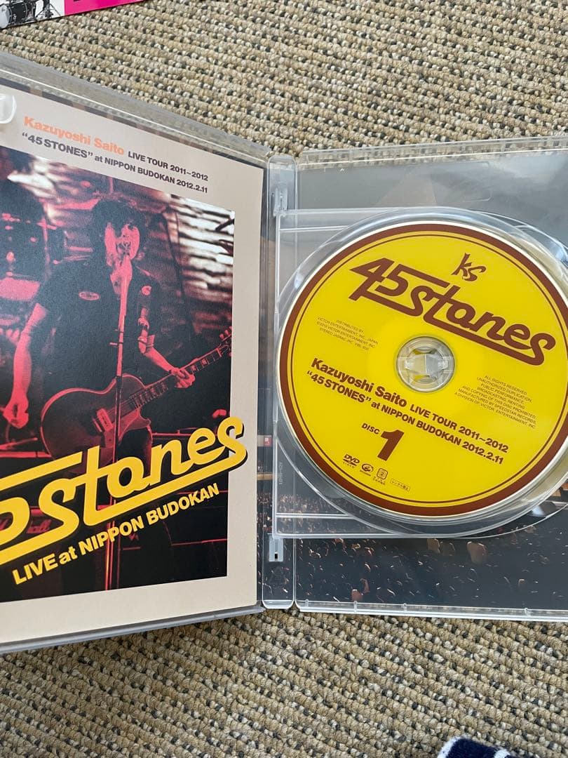 斉藤和義スペシャルライブフォト集＋DVD3枚＋CD3枚＋タオル＋シール2枚セット