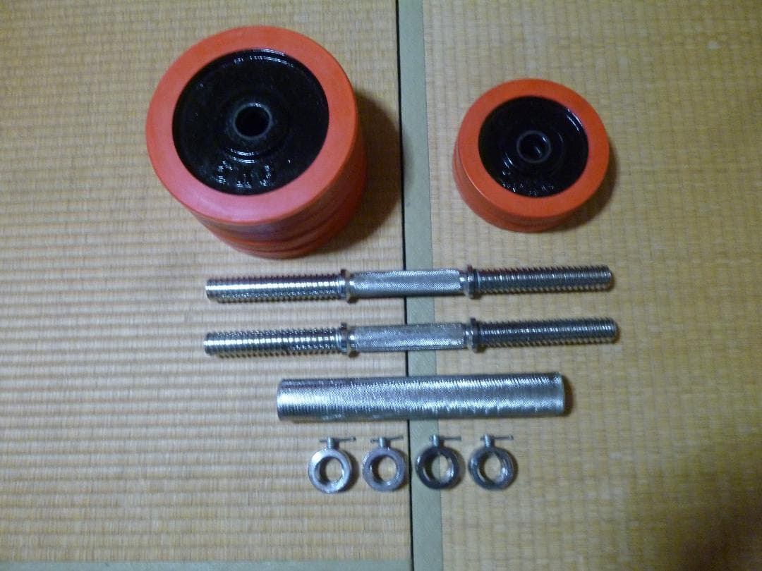 値下げ　引取り限定FIELDOOR ダンベル 標準シャフト径28mm