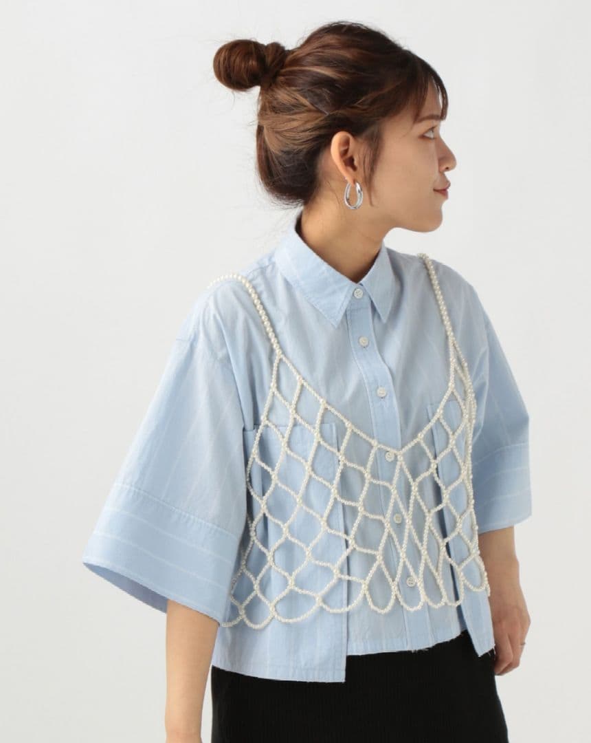 完売品！BAYFLOW✳️新品【スタッフ企画】パールビーズビスチェ