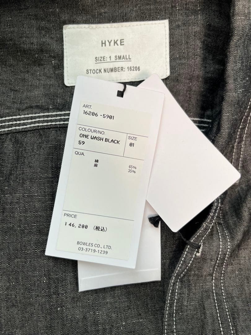 HYKE CHAMBRAY DRESS サイズ１　未使用品　最終値下げ