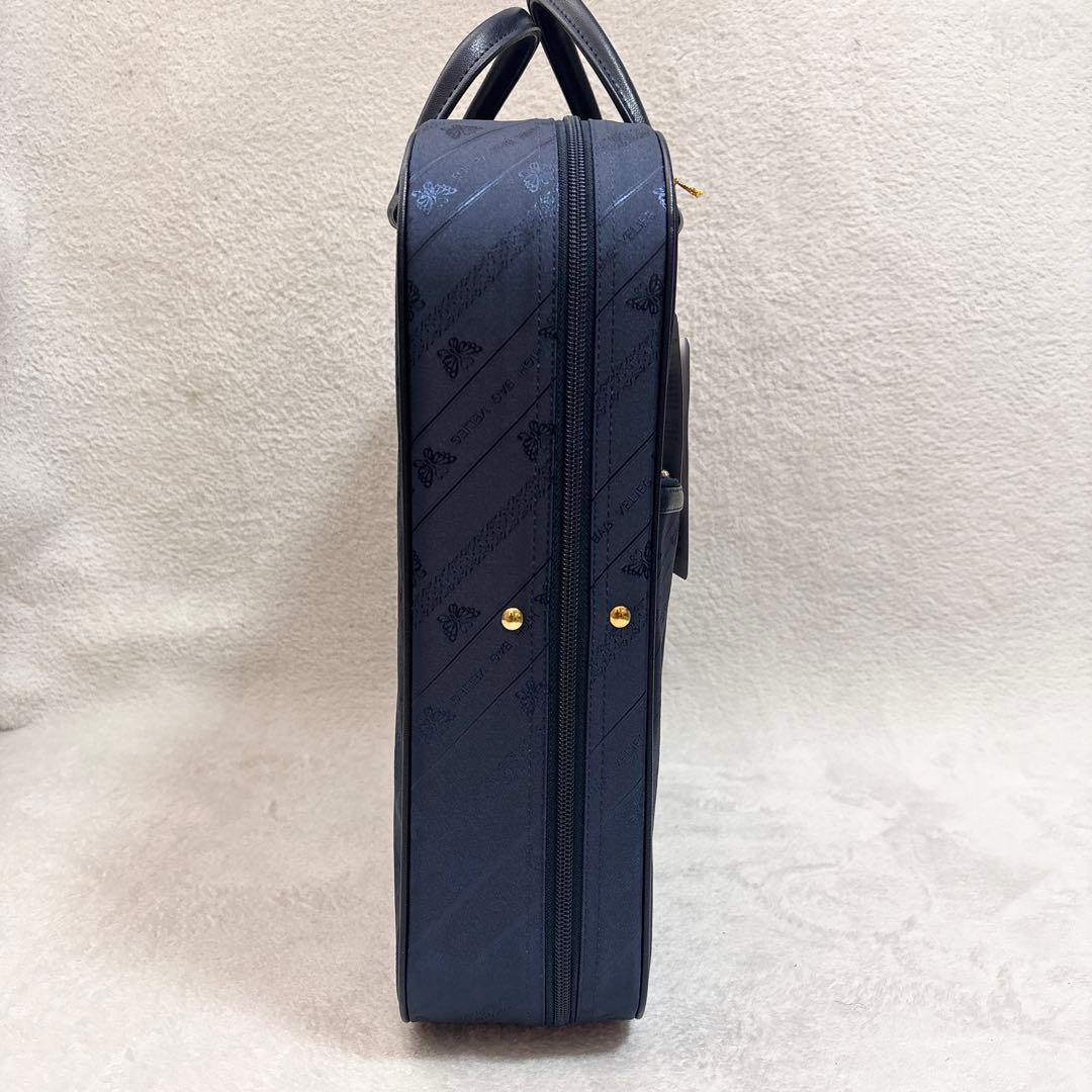 新品 着物収納 和装 ケース ネイビー タグ付き 小物入れ 大容量