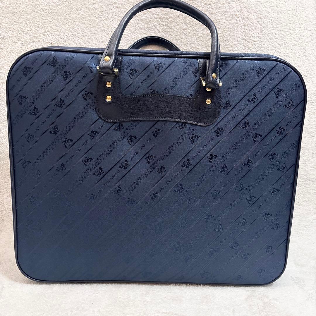 新品 着物収納 和装 ケース ネイビー タグ付き 小物入れ 大容量