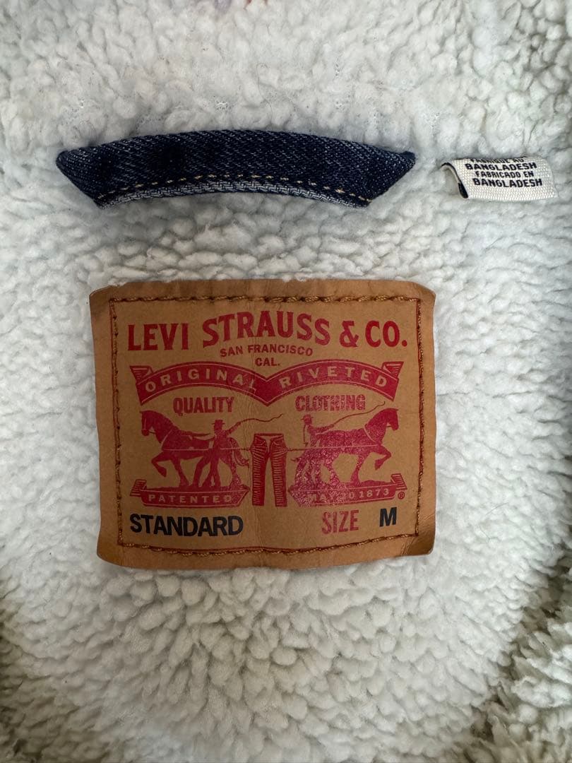Levi's ボアデニムジャケット Ｍ