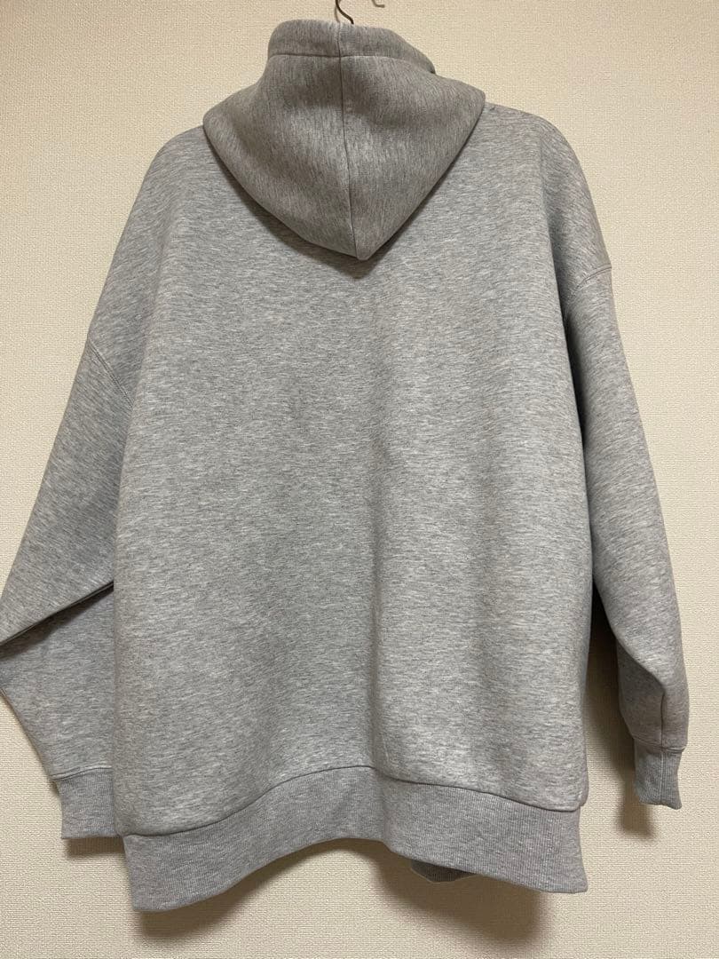 パフェアZIPBIGフーディー　トップグレー
