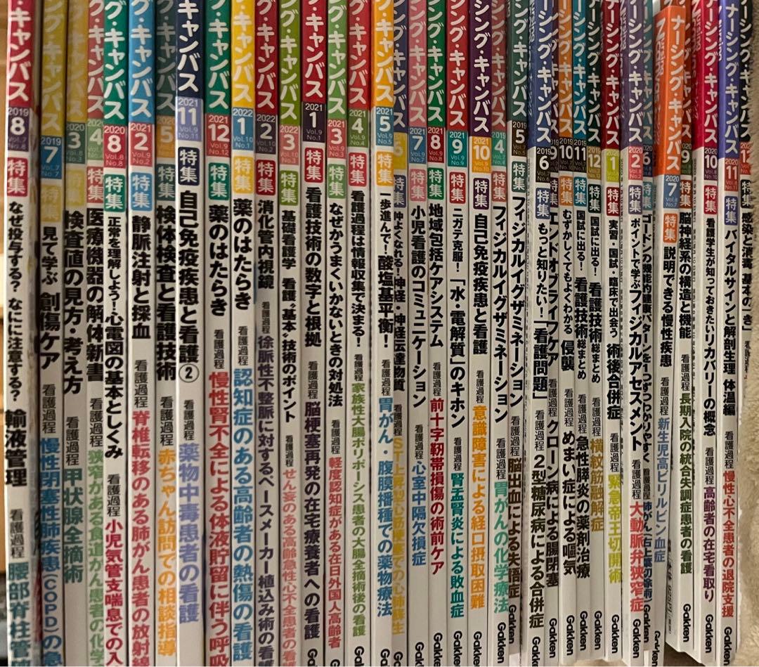 ナーシングキャンバス　2019年〜2022年度　36冊セット